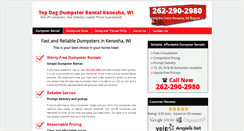 Desktop Screenshot of dumpsterrentalkenoshawi.com